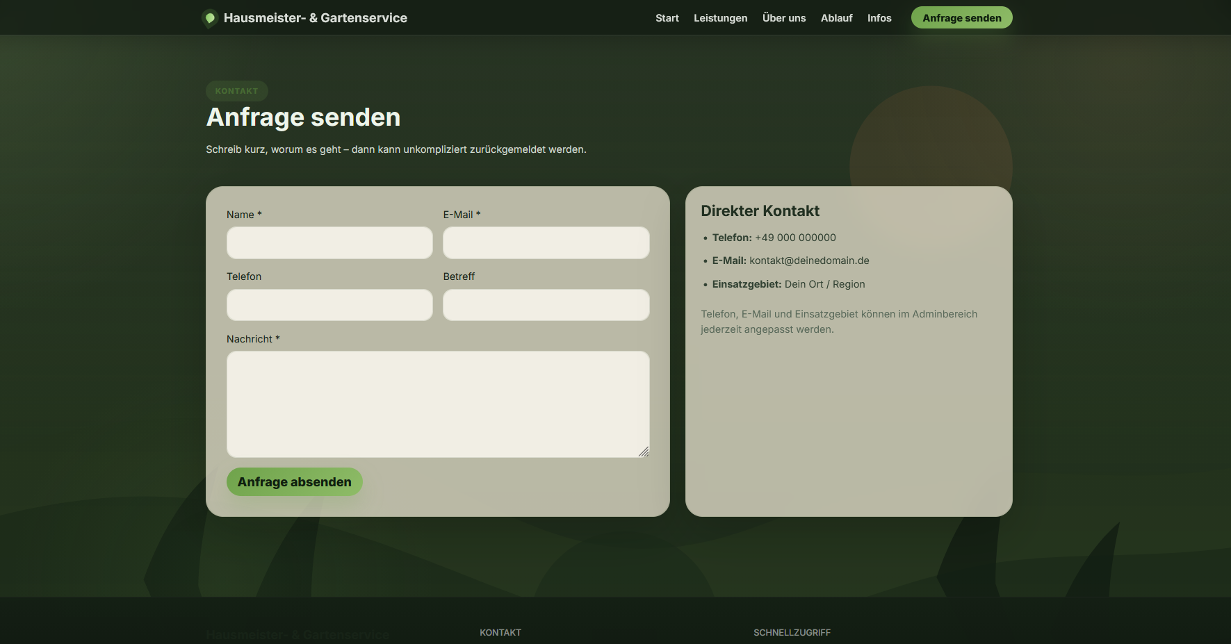 Garten Service CMS Bild 2